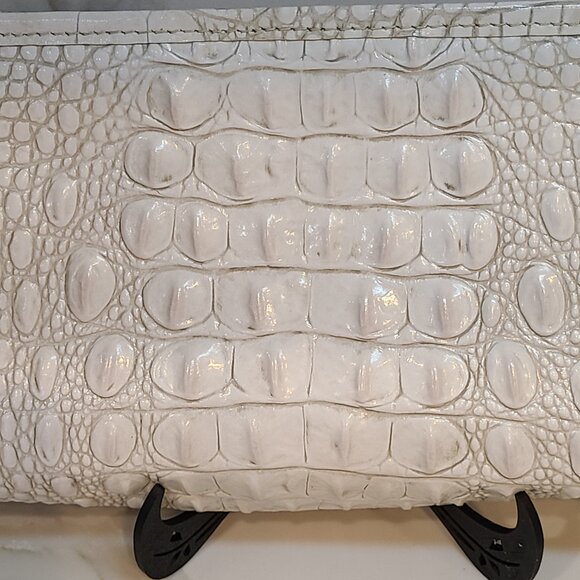 Brahmin Kayla Coconut Melbourne Clutch Wristlet EUC - Picture 6 of 15